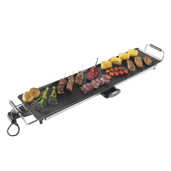 VonShef Electric XXL Teppanyaki Barbecue Table Grill Griddle & Reviews